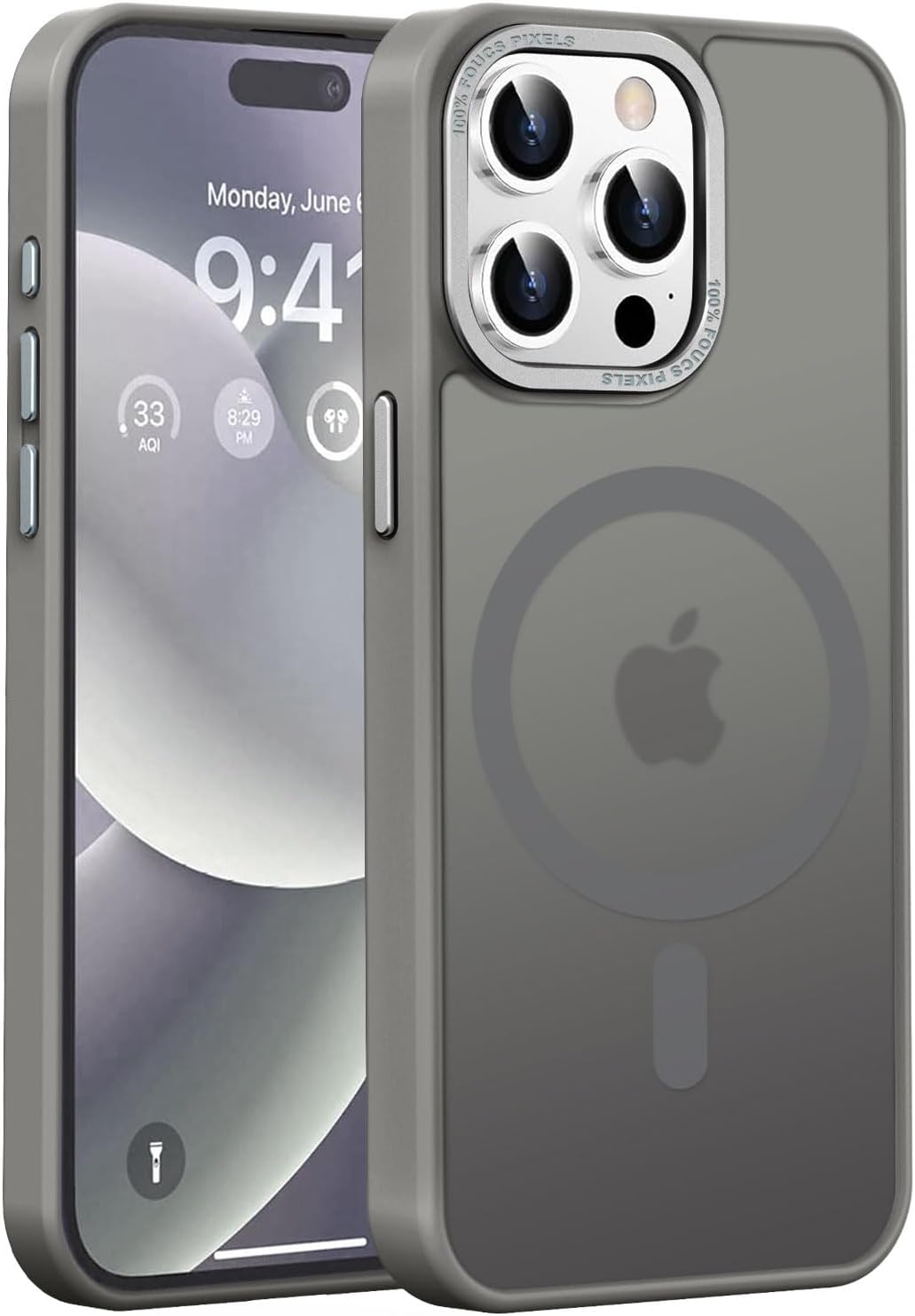Newfuture Magnetic for iPhone Air Case Matte Shockproof, Light Blue