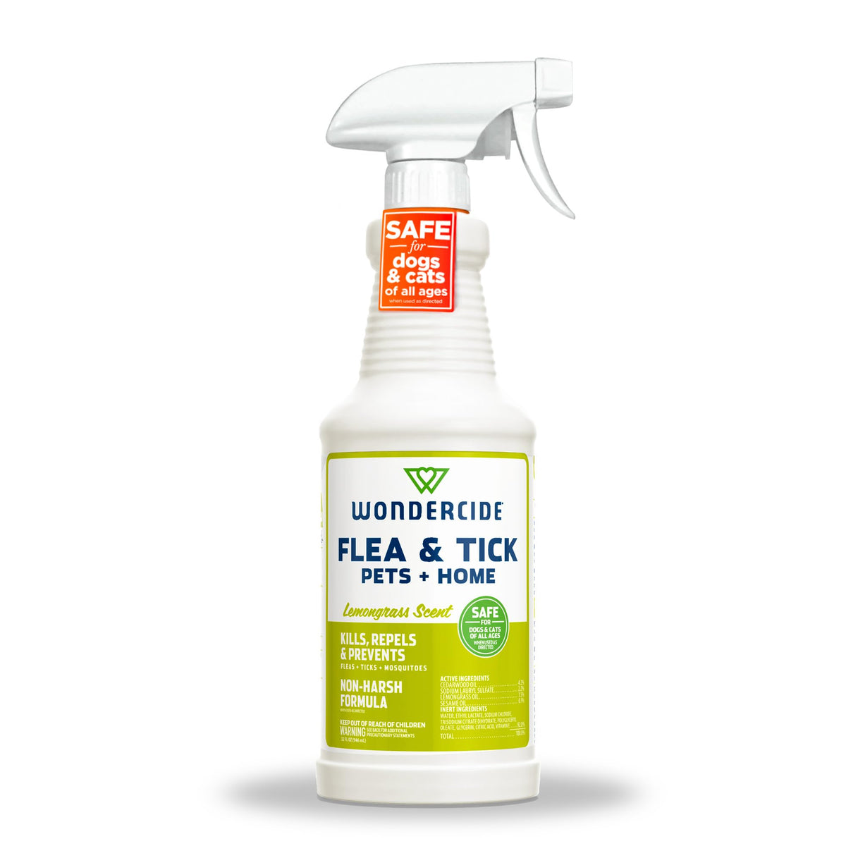 Wondercide Flea Tick & Mosquito Spray for Pets & Home - Rosemary 16 fl oz