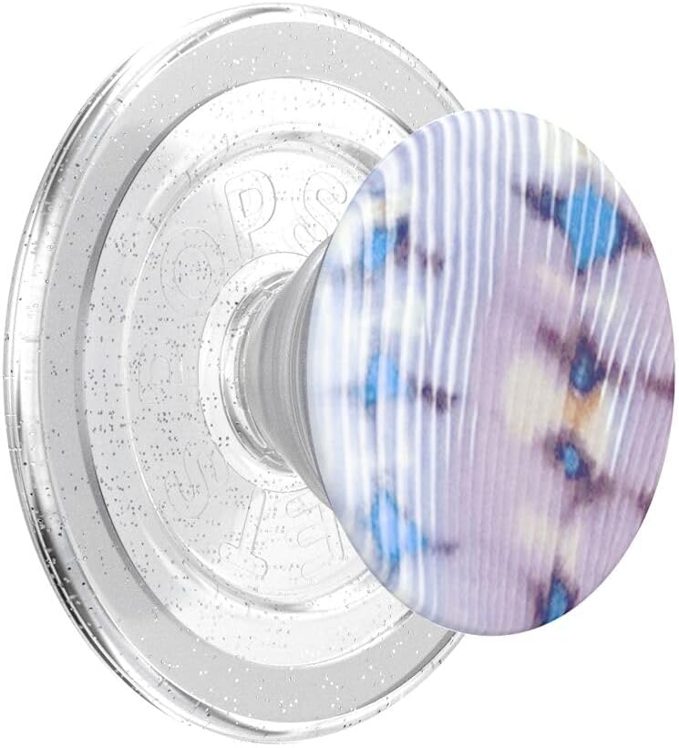 PopSockets Phone Grip for MagSafe, Magnetic Holder- Purple Fields