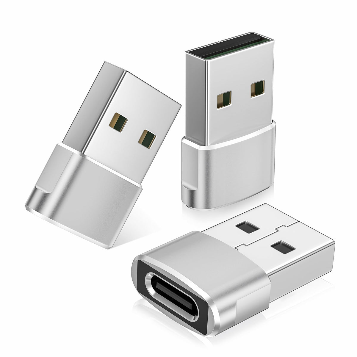 Basesailor USB to USB C Adapter,USBC Female to USB A Male Charger Adapter