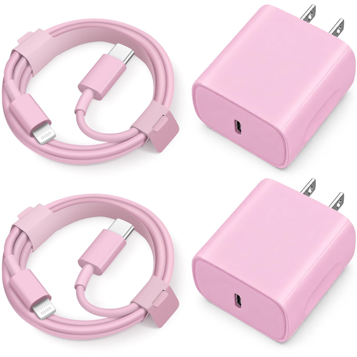 iPhone 14 13 12 11 Super Fast Charger [2Pack] cargador 20W Rapid USB C Wall Charger Block with 6FT Fast Charging Cable Compatible with iPhone 14/13/12/11/Pro/Pro Max/Mini/Xs Max/XR/X, iPad - Black