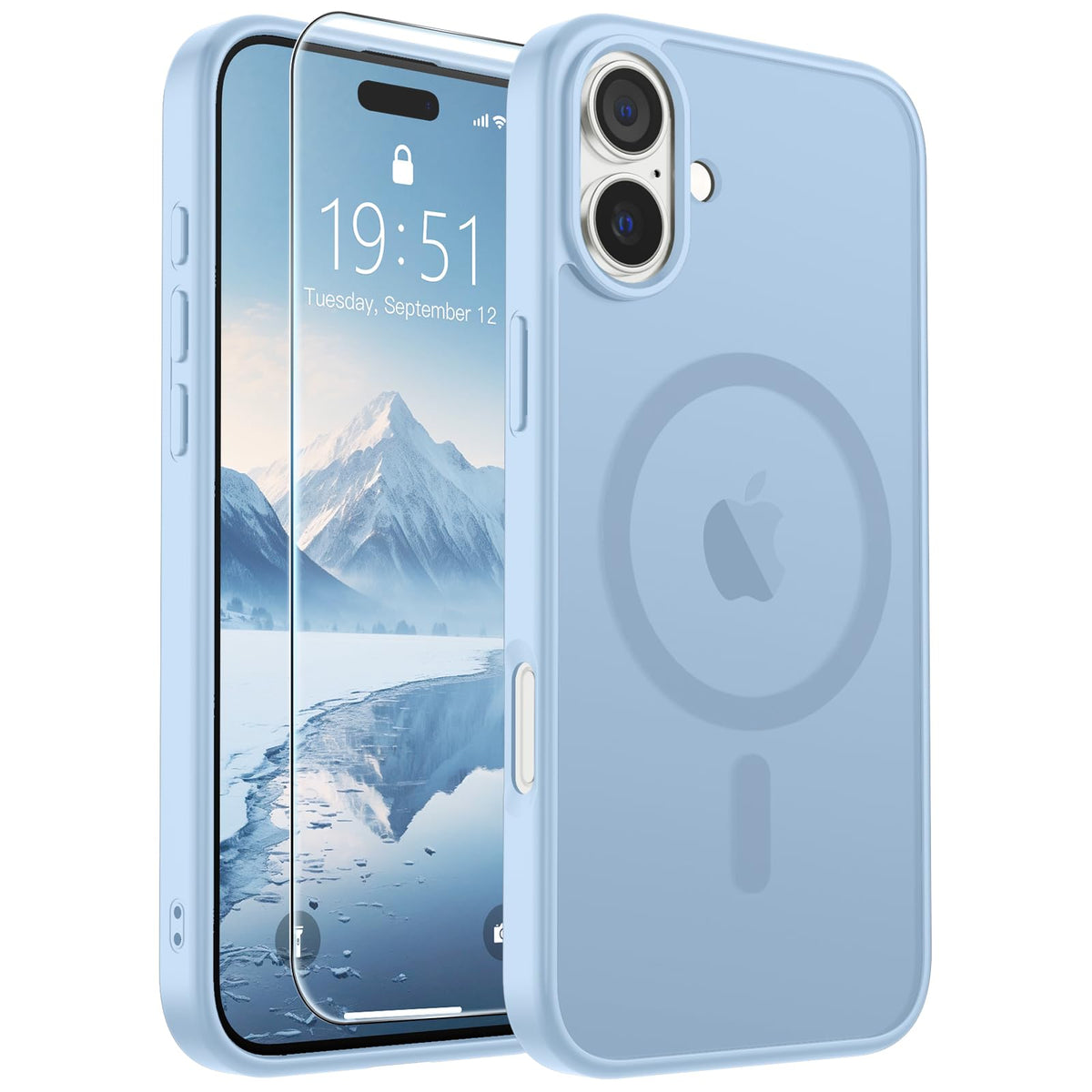 SUPFINE Magnetic for iPhone 13 Case/iPhone 14 Case Black