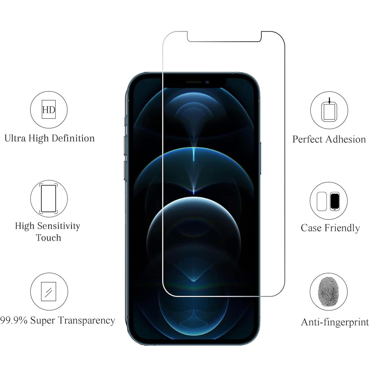 Ailun 3 Pack Screen Protector for iPhone 16 / iPhone 15 / iPhone 15 Pro