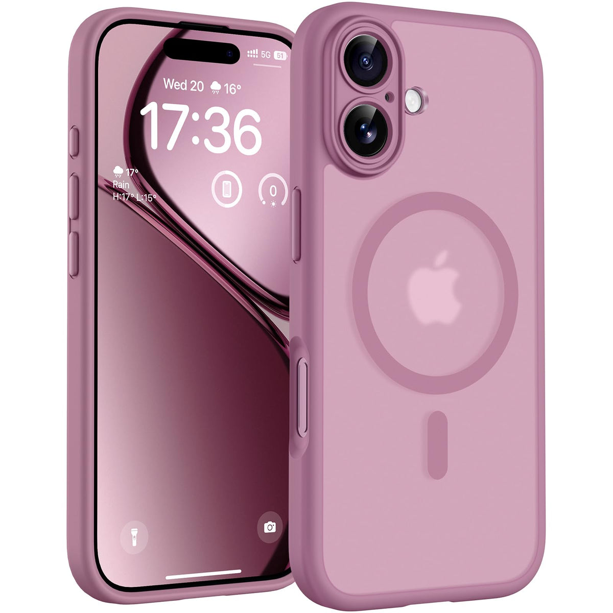 TOCOL for iPhone 13 Pro Max Case, Compatible with MagSafe, Black