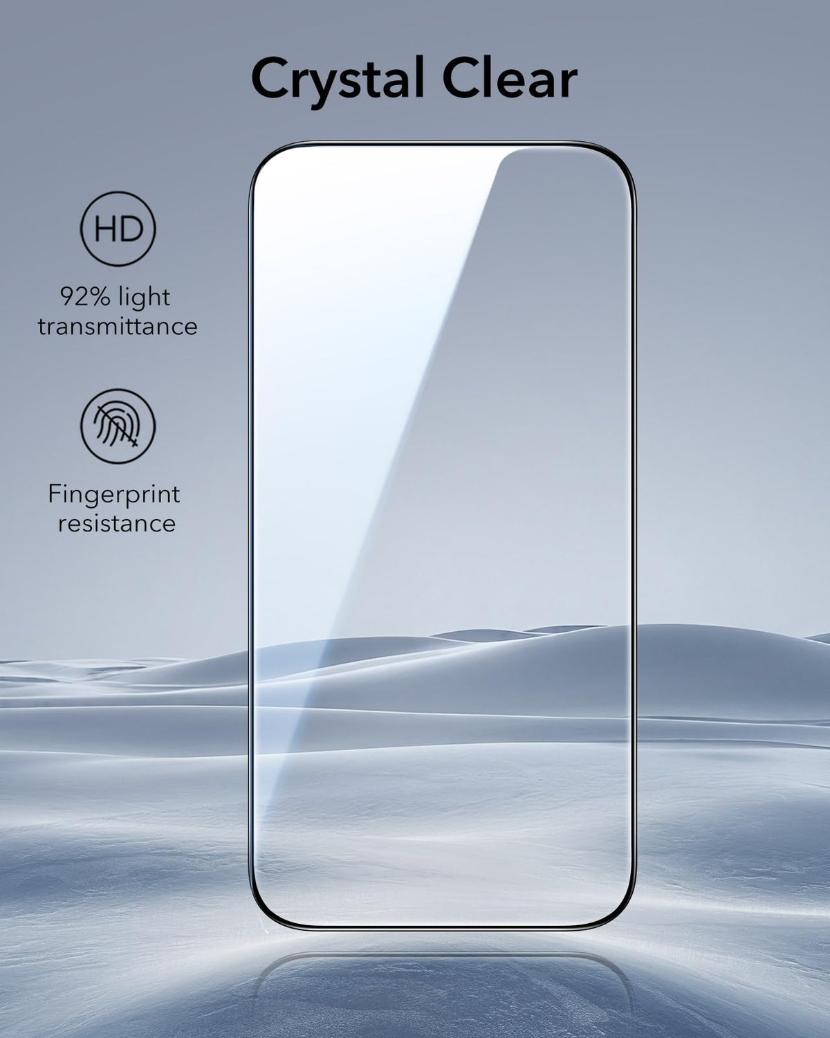 ESR 3 Pack for iPhone 17 Pro Max Screen Protector, Classic Clear