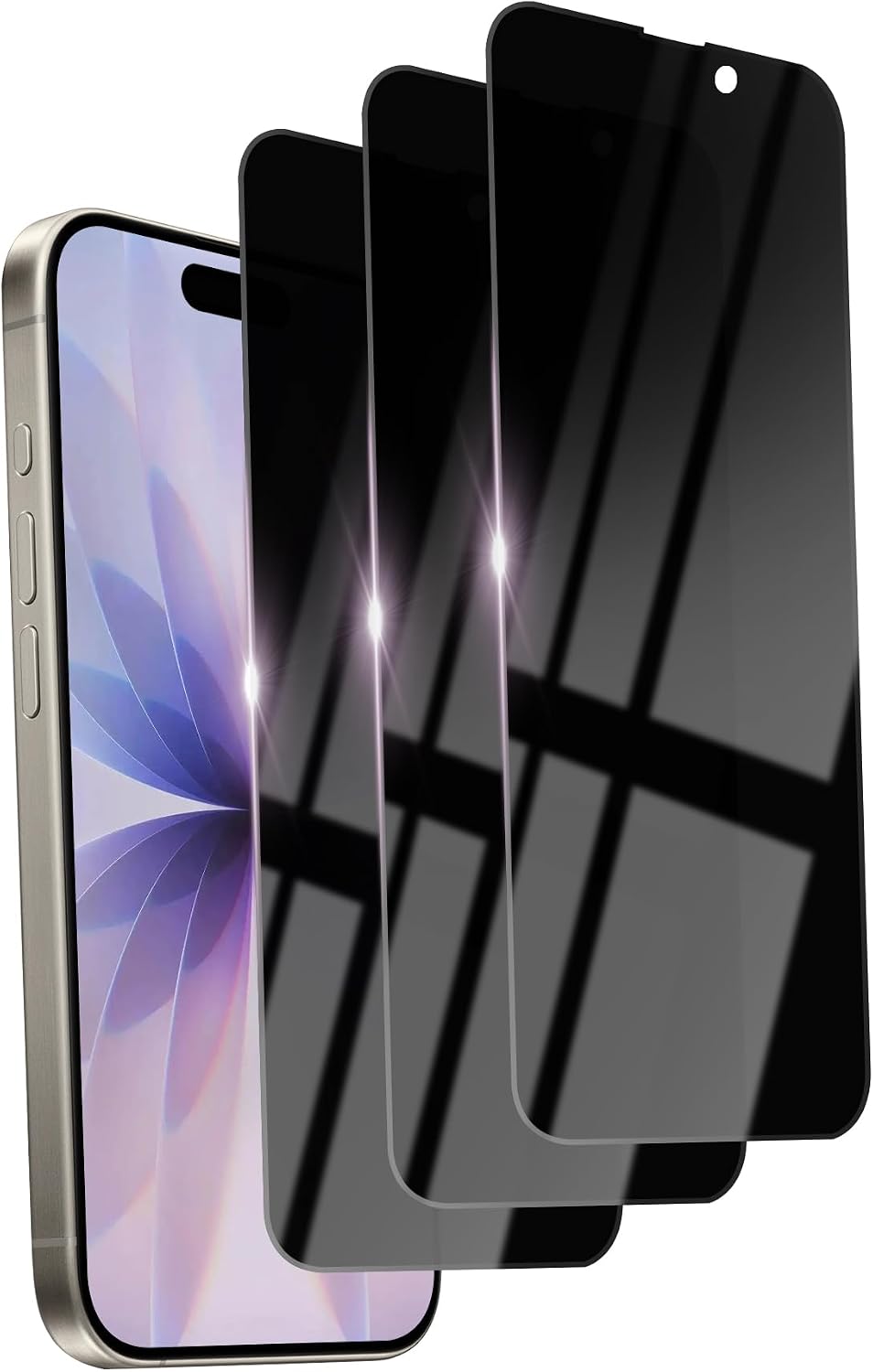 2 Pack Privacy Screen Protector for iPhone 13 Pro Max/14 Plus