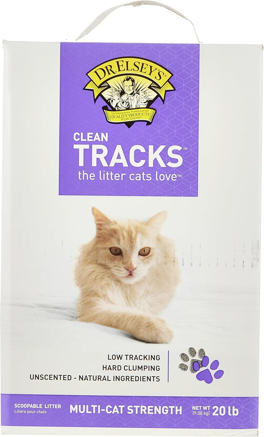 Dr. Elsey's Clean Tracks Clumping Clay Cat Litter 18 lb. Bag