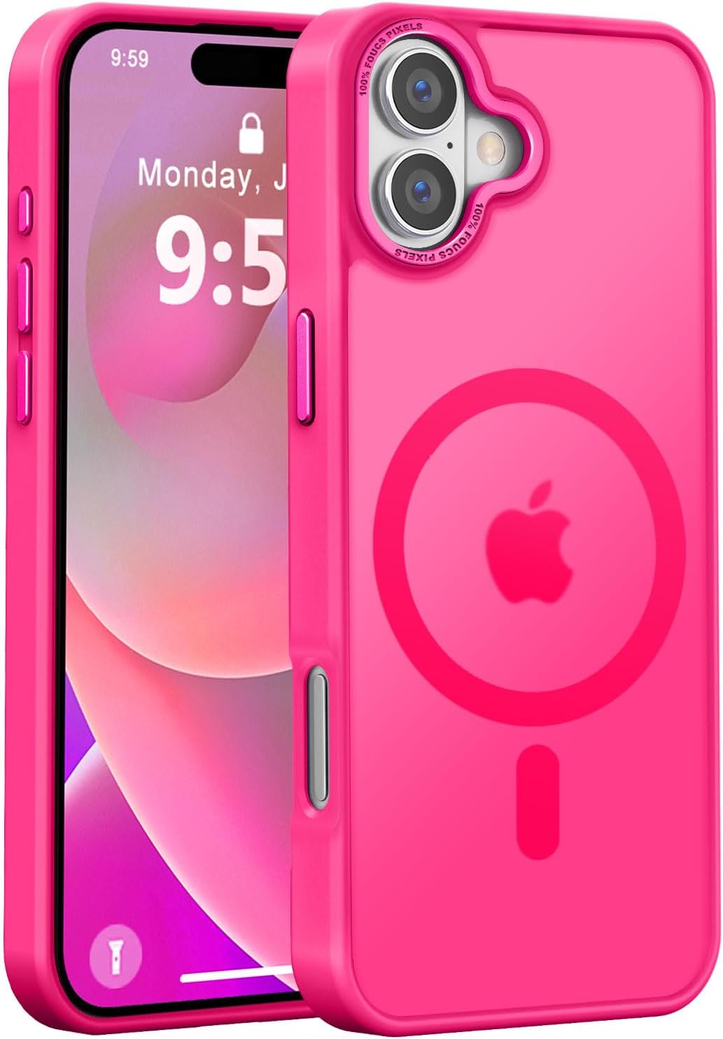 Newfuture Magnetic for iPhone Air Case Matte Shockproof, Light Blue