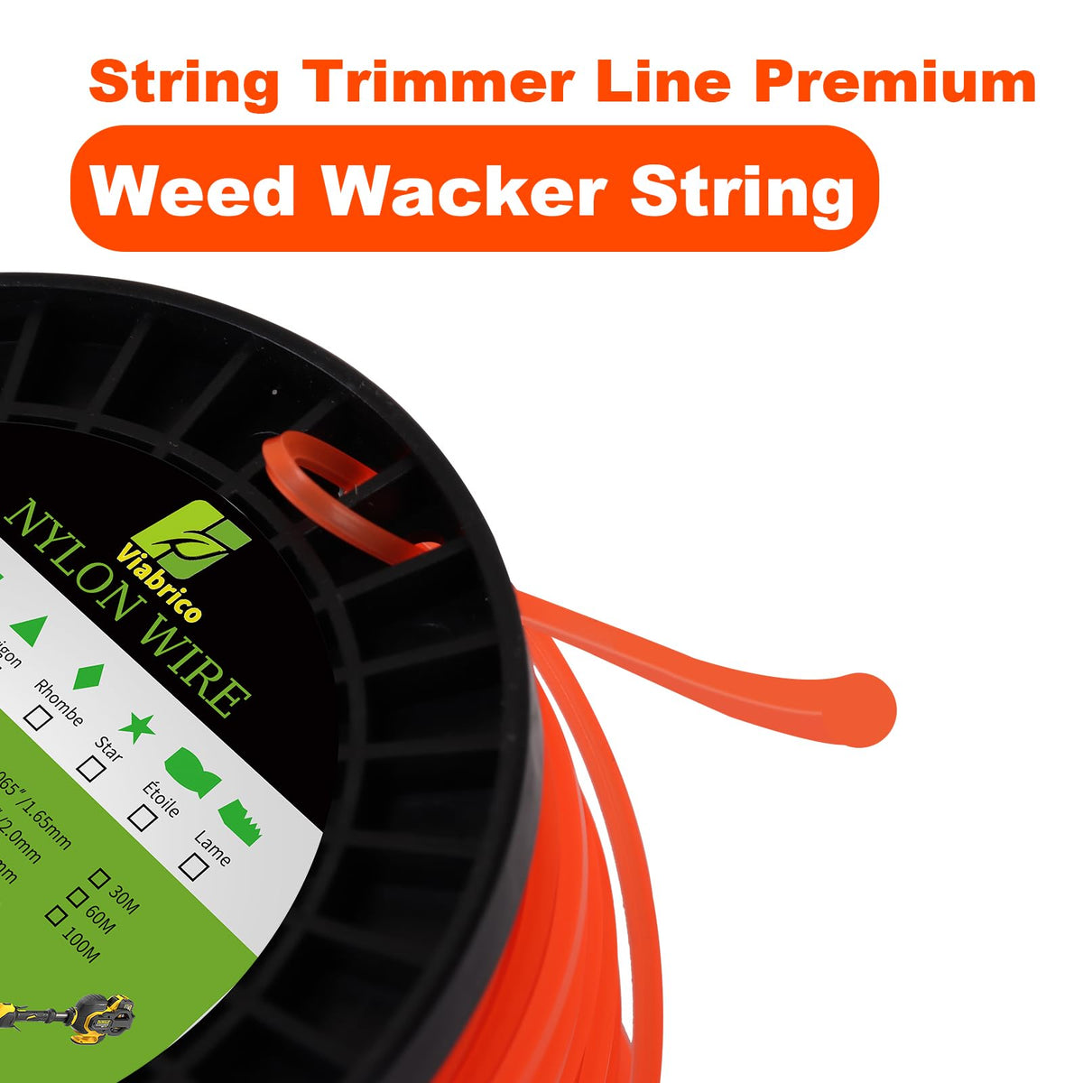 065" Weed Eater String 820FT x 1.2LB Round String Trimmer Line