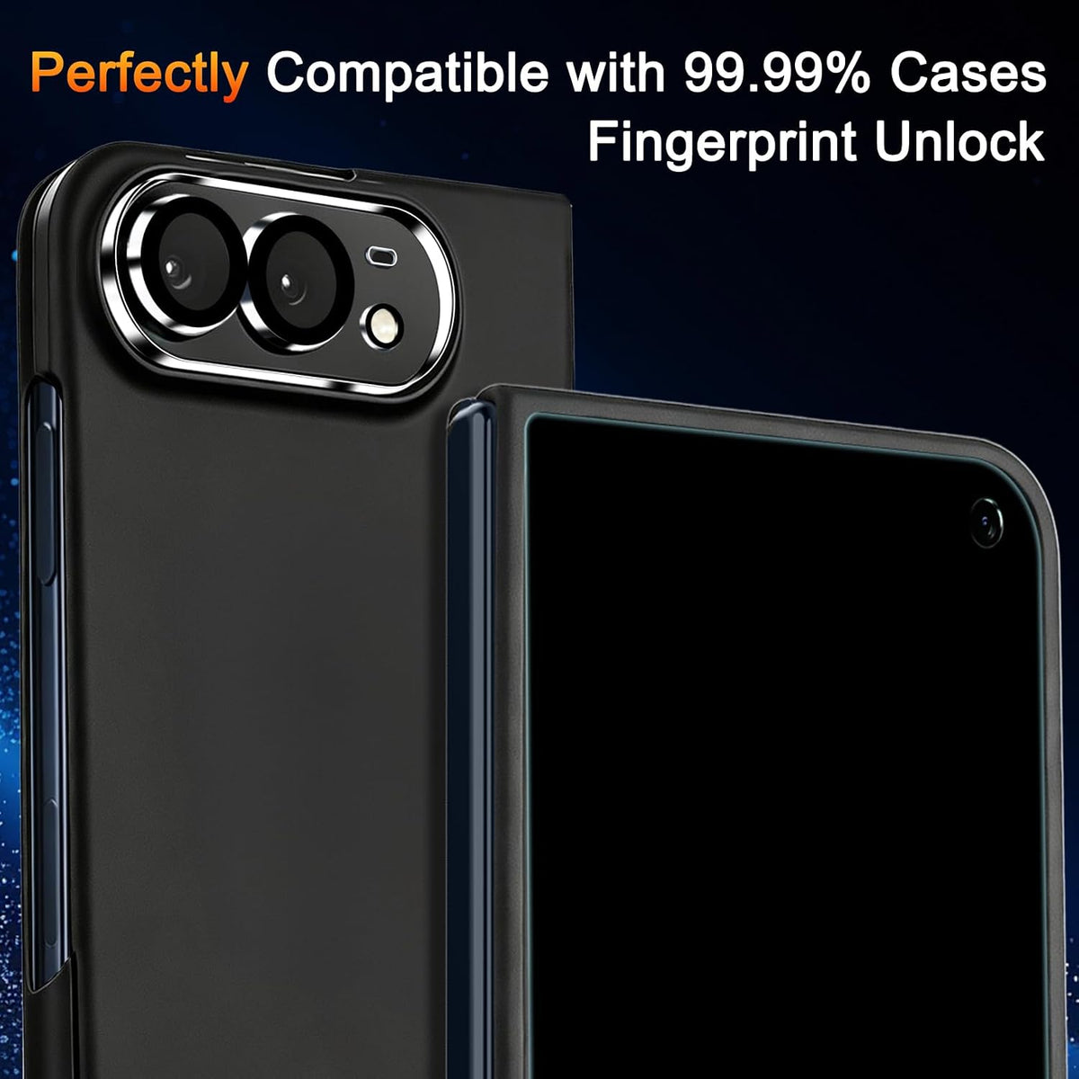 TZGZT 3 Pack Privacy Screen Protectors for iPhone Duo, Tempered Glass