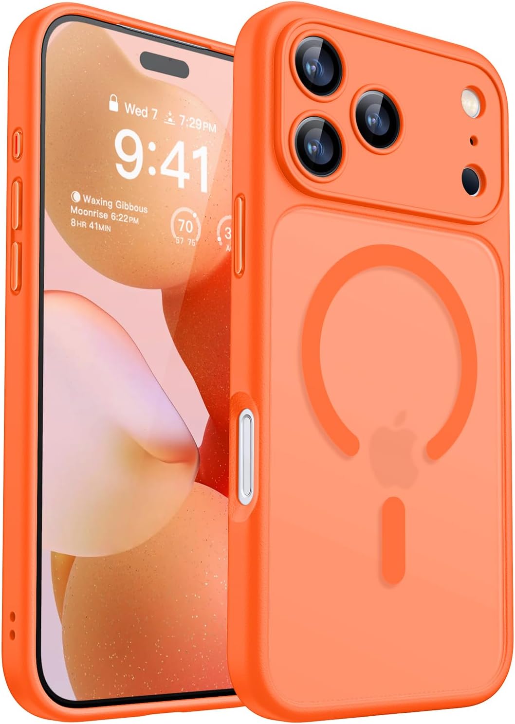 CANSHN Magnetic Shockproof for iPhone 16 Plus Case, Deep Green