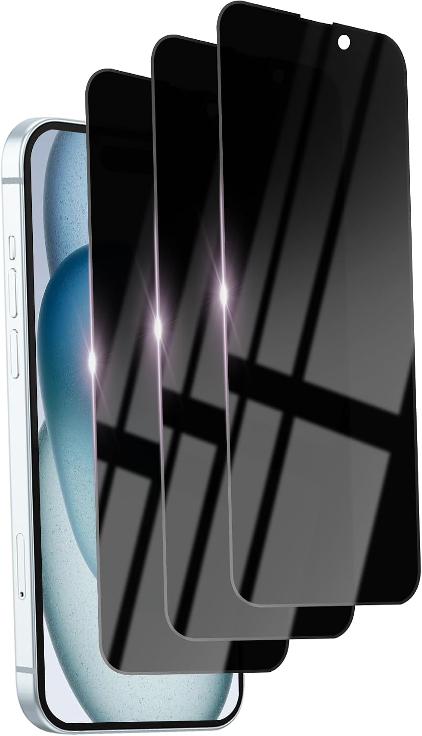 2 Pack Privacy Screen Protector for iPhone 13 Pro Max/14 Plus