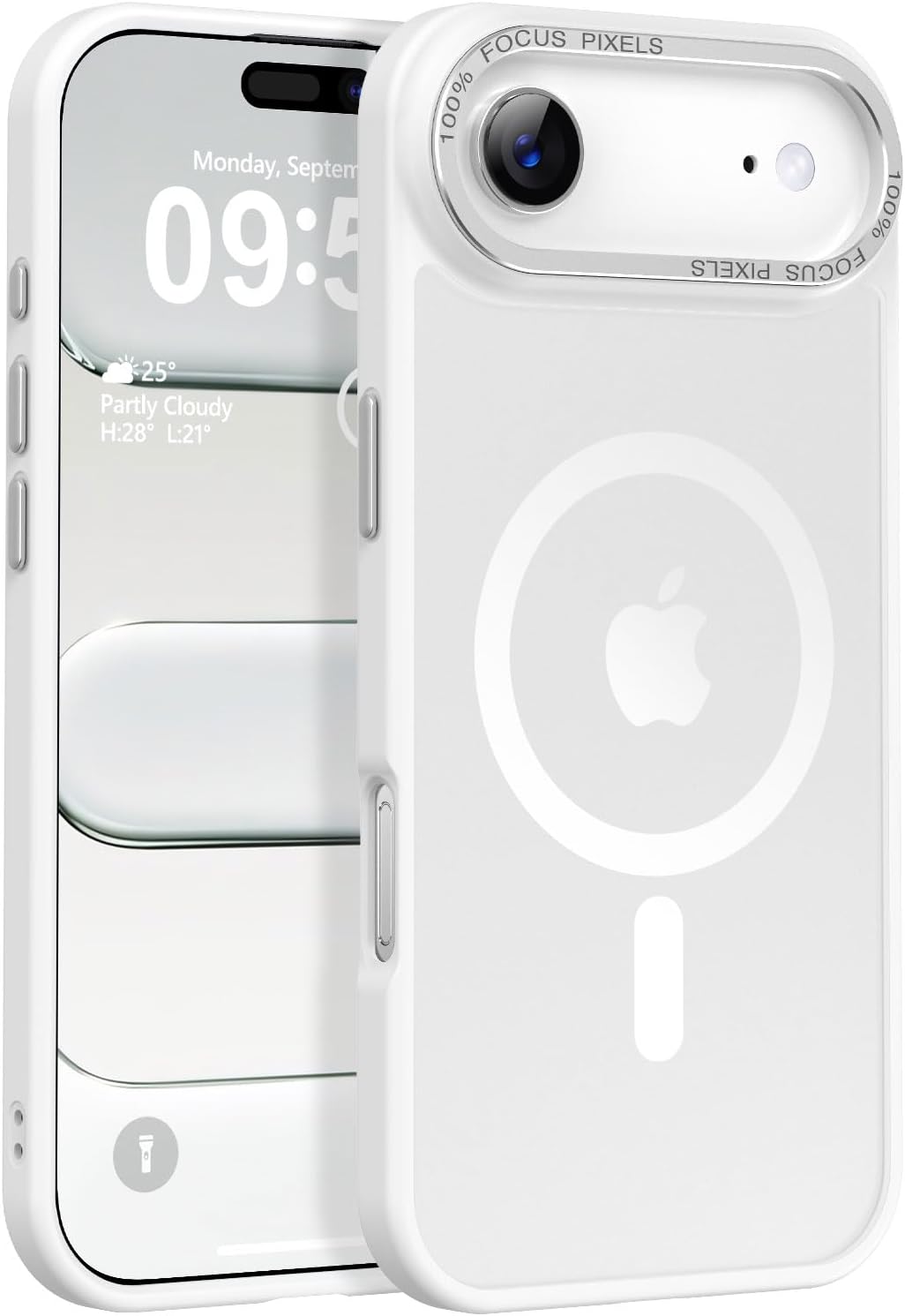 Newfuture Magnetic for iPhone Air Case Matte Shockproof, Light Blue