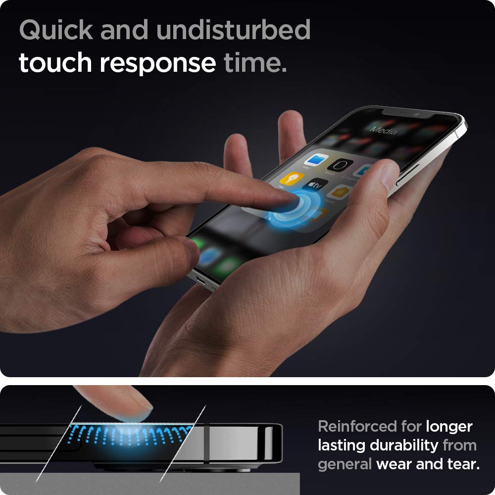 Spigen Privacy Filter Tempered Glass Screen Protector for iPhone 18 Pro Max