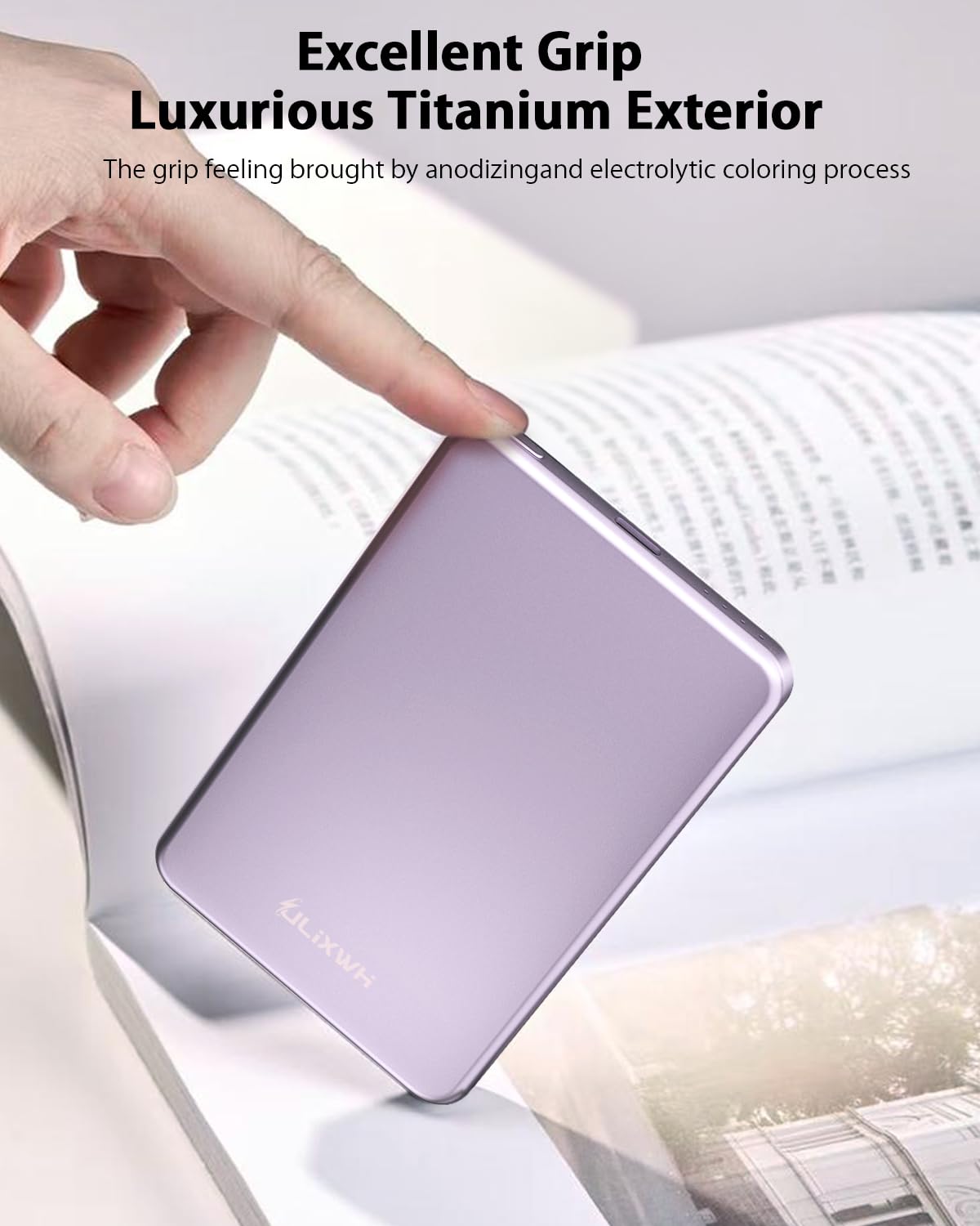 [0.3" Ultra Slim] [Alloy-Made] ULiXWH for Magsafe Portable Charger iPhone