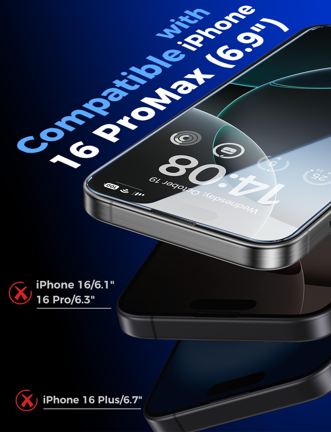 MAGIC JOHN for iPhone 18 Pro Max Screen Protector Easy Installation