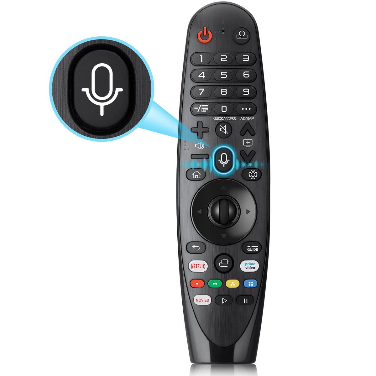 Universal TV Remote for Hisense-Smart-TV-Remote-Control-Replacement