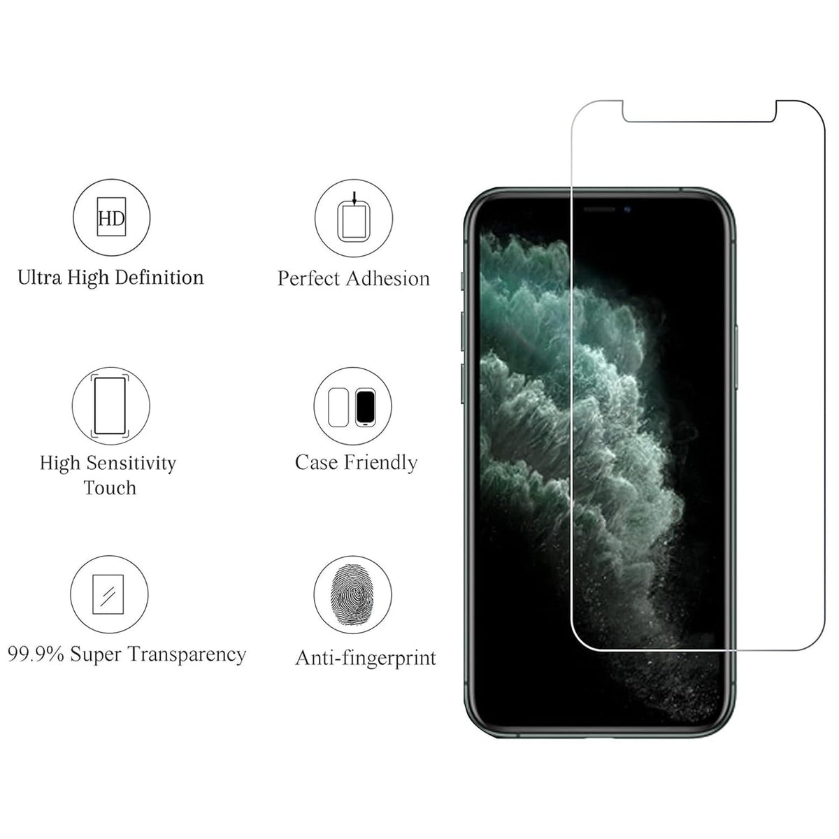 Ailun Screen Protector + Camera Lens Protector for iPhone 16 Pro Max