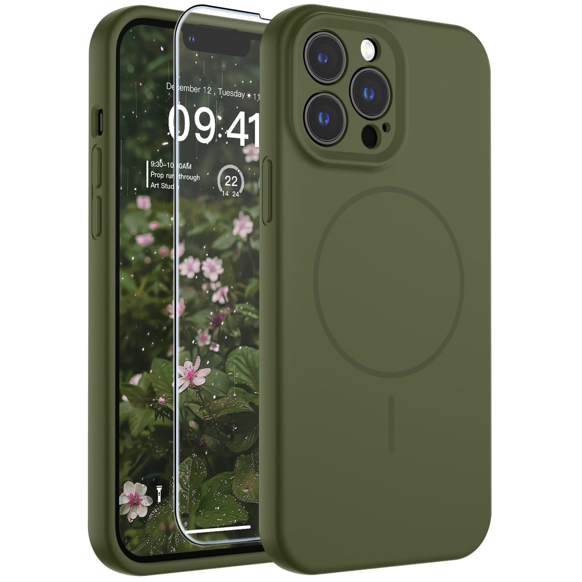 SUPFINE Silicone & Magnetic for iPhone 16 Pro Case