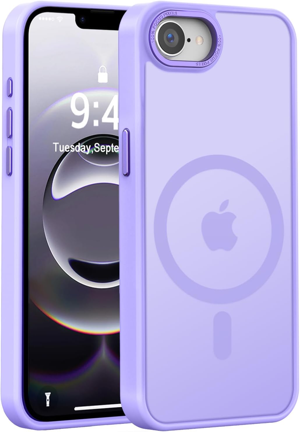 Newfuture Magnetic for iPhone Air Case Matte Shockproof, Light Blue
