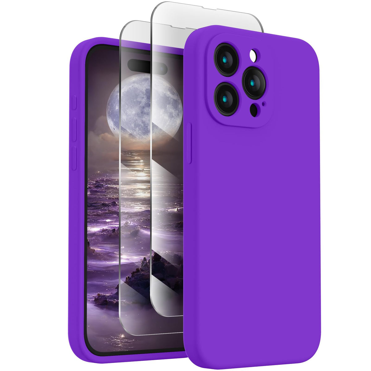 FireNova Designed for iPhone 14 Pro Case, 6.1", Plum (Burgundy)