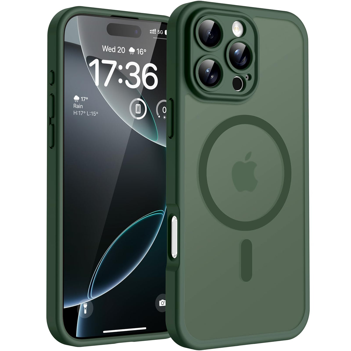 TOCOL for iPhone 13 Pro Max Case, Compatible with MagSafe, Black