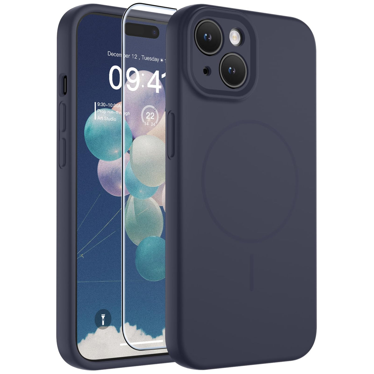SUPFINE Silicone & Magnetic for iPhone 16 Pro Case