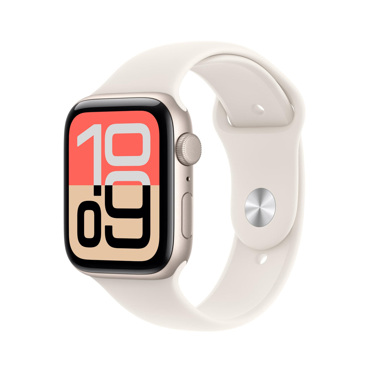 Apple Watch SE 3 GPS 40mm Smartwatch with Starlight Aluminium Case with Starlight Sport Band S/M. Fitness and Sleep Trackers, Heart Rate Monitor, Always-On Display, Water Resistant