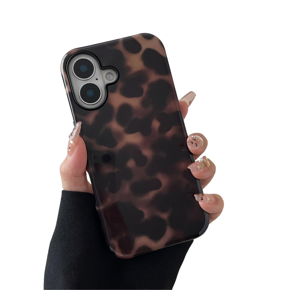 Longlayss Compatible with iPhone 15 Pro Case Tortoise Shell Phone Case