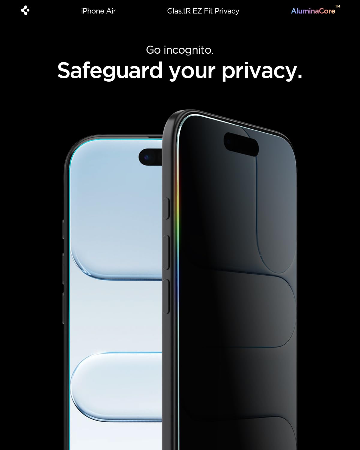 Spigen Privacy Filter Tempered Glass Screen Protector for iPhone 18 Pro Max