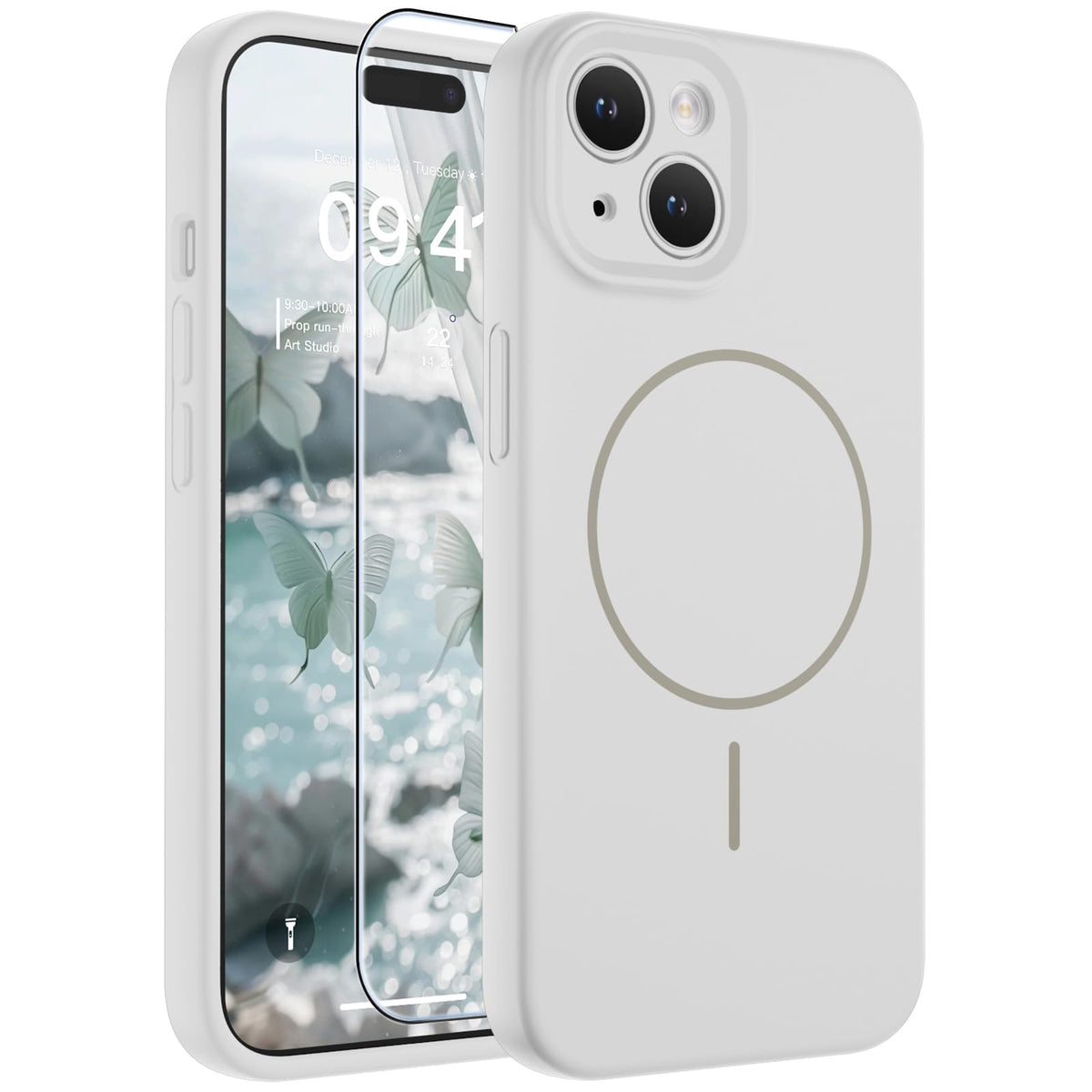 SUPFINE Silicone & Magnetic for iPhone 16 Pro Case