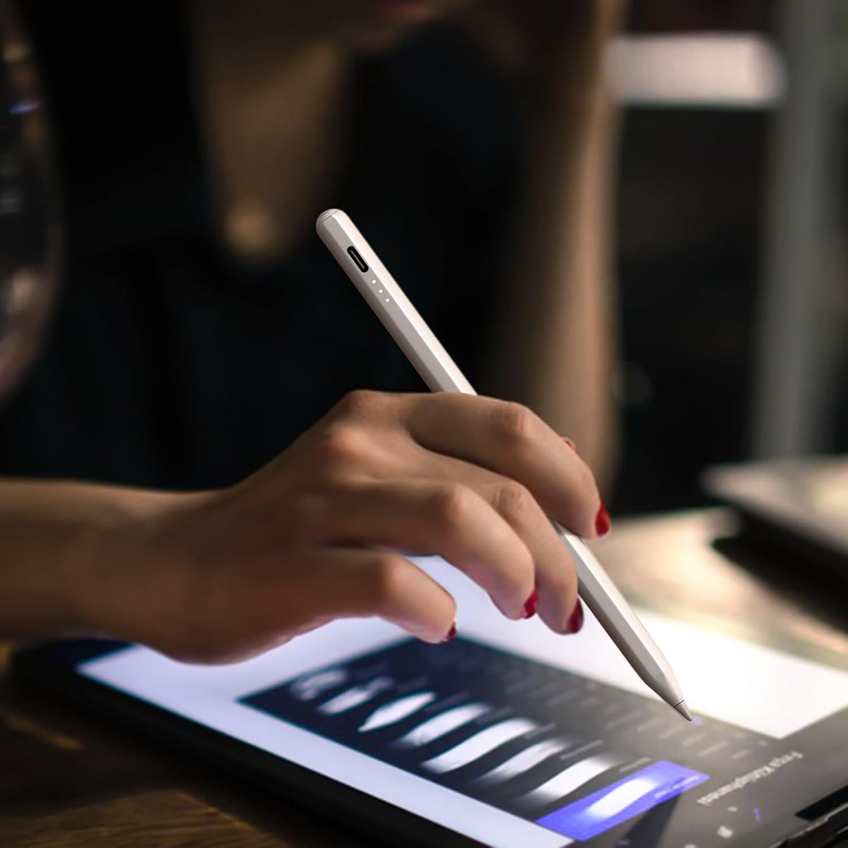 DIGIROOT iPad Pencil for 2018-2026, Plam Rejection Stylus Pen for iPad