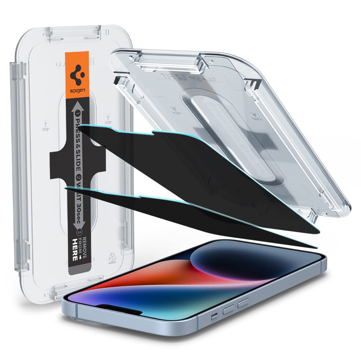 Spigen Privacy Filter Tempered Glass Screen Protector for iPhone 18 Pro Max