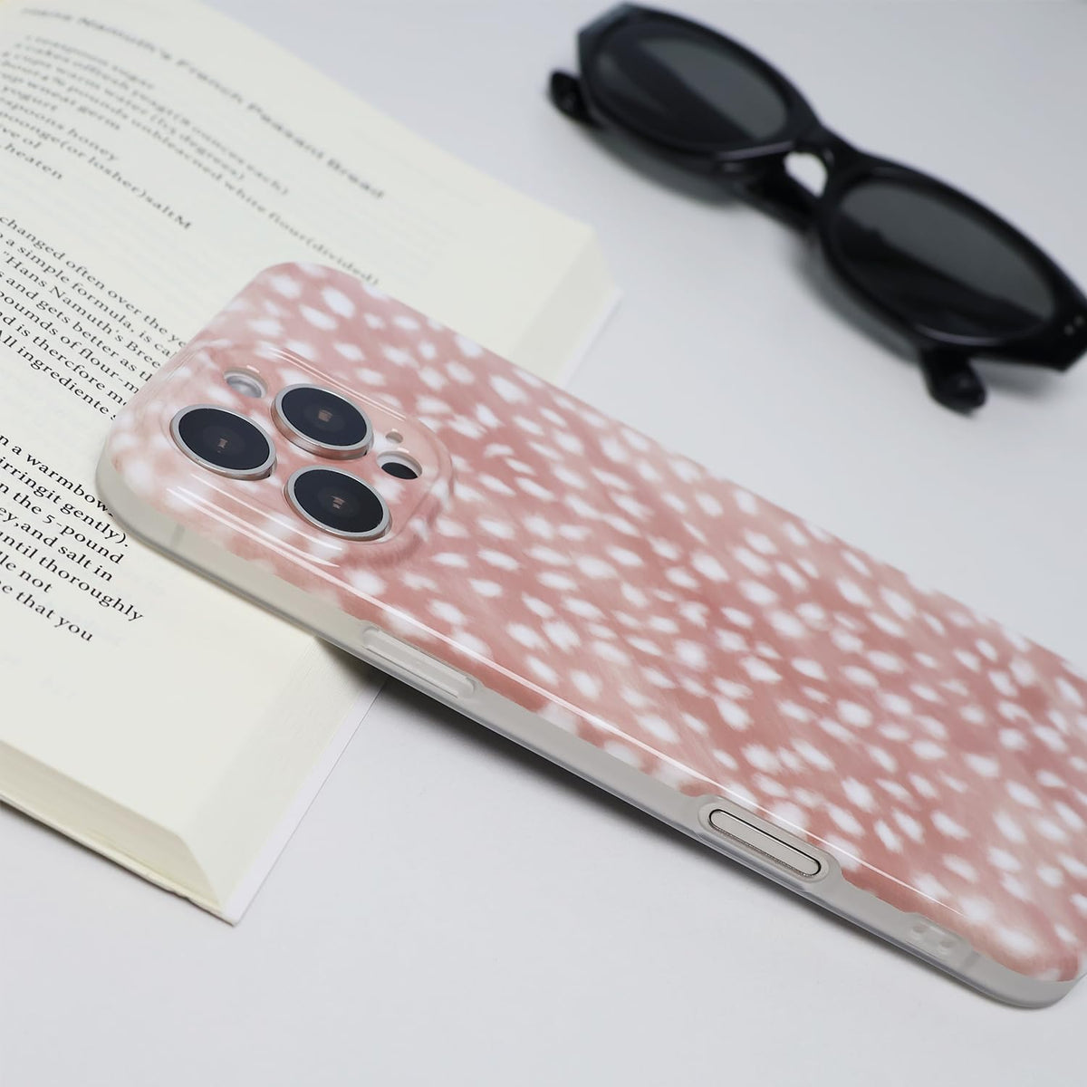 Cute Phone Case for iPhone 16 Case Fawn Deer Print