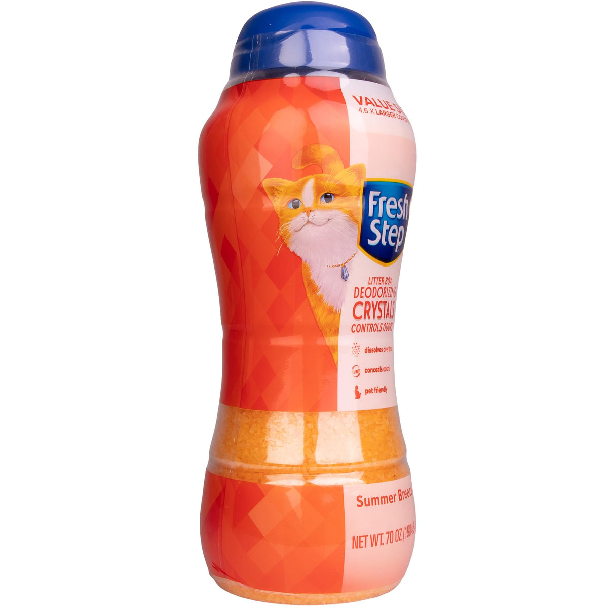 Fresh Step - Cat Litter Deodorizer, Litter Box Crystals, Fresh Scent, 15 oz