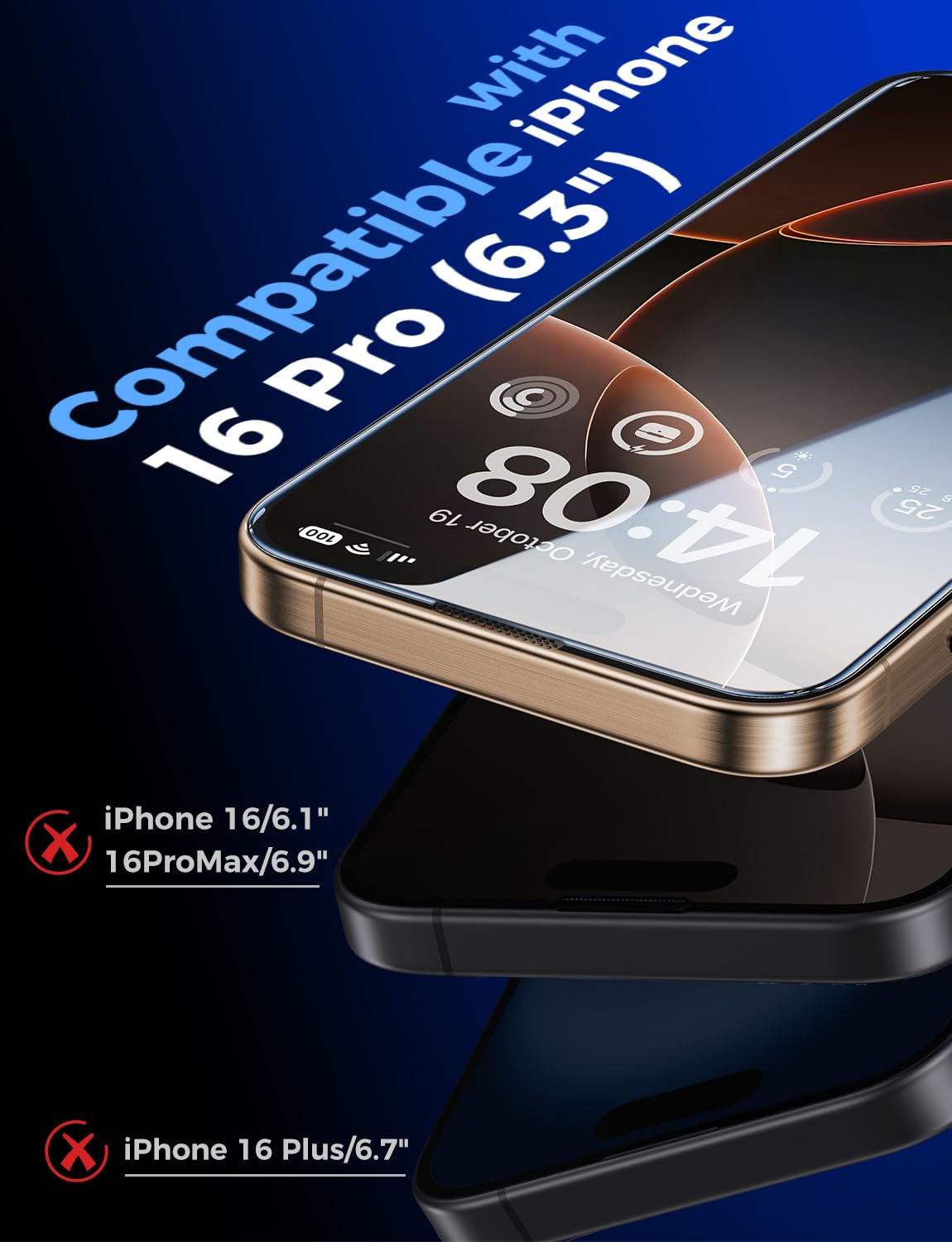 MAGIC JOHN for iPhone 18 Pro Max Screen Protector Easy Installation