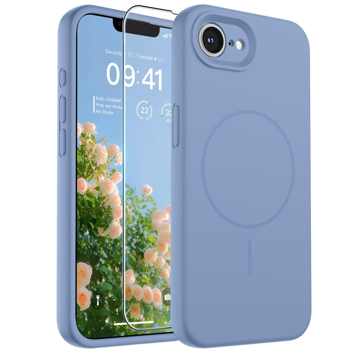 SUPFINE Silicone & Magnetic for iPhone 16 Pro Case