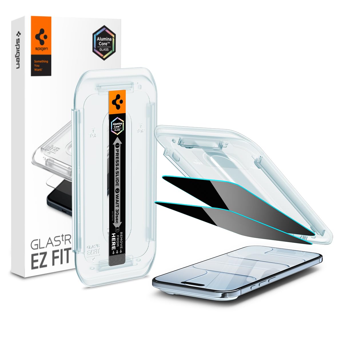 Spigen Privacy Filter Tempered Glass Screen Protector for iPhone 18 Pro Max