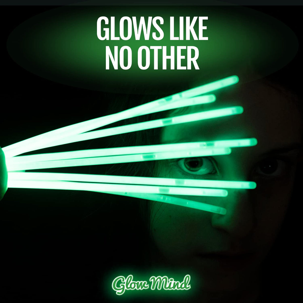 100 Glow Sticks Bulk Party Pack, 8" Halloween Glow Bracelets and Necklaces