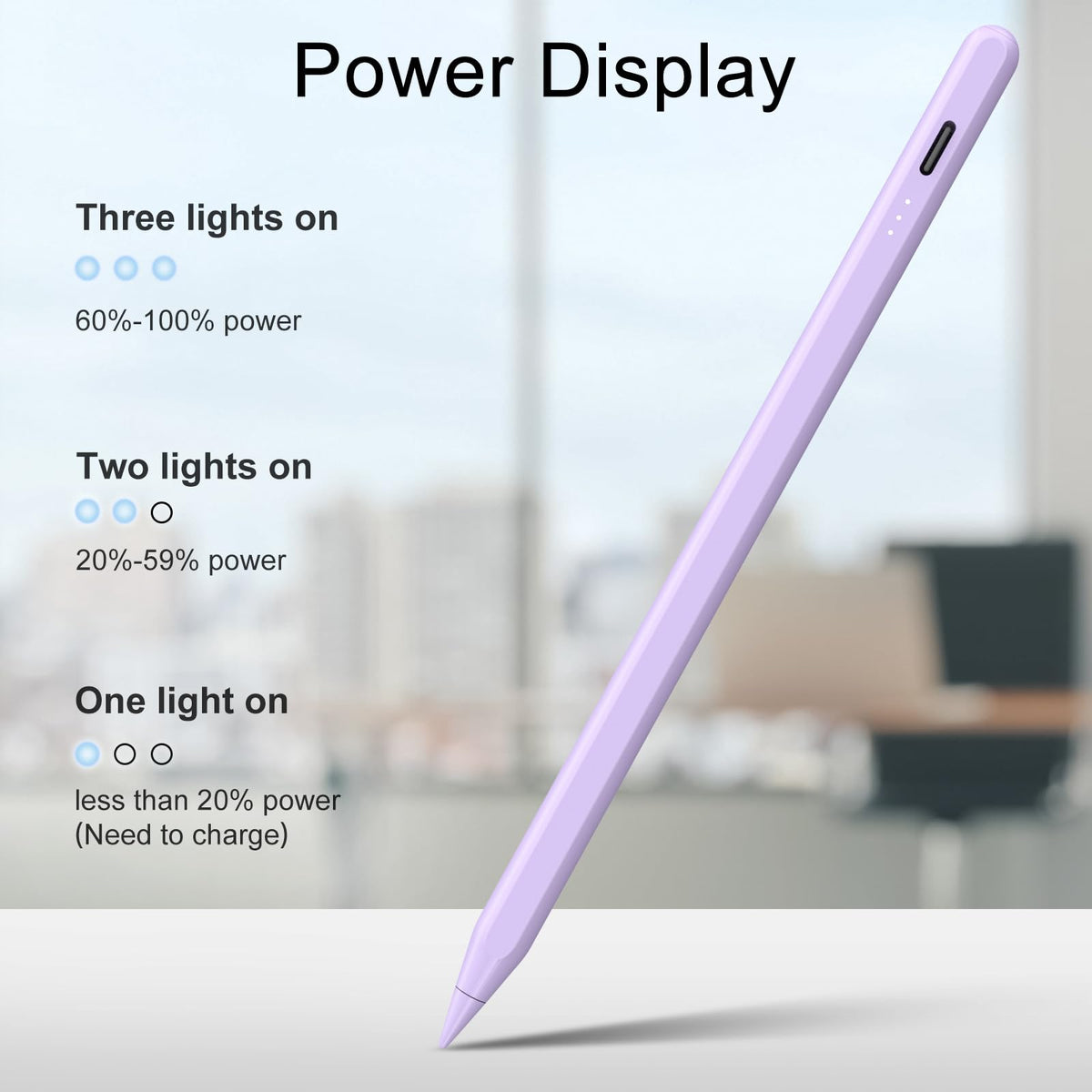 DIGIROOT iPad Pencil for 2018-2026, Plam Rejection Stylus Pen for iPad