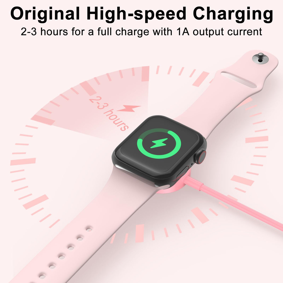 2026 Upgraded USB C for Apple Watch Charger Magnetic Charging Cable Portable Wireless Charging Compatible with iWatch Series 12/11/10/9/8/7/6/5/4/3/2-White