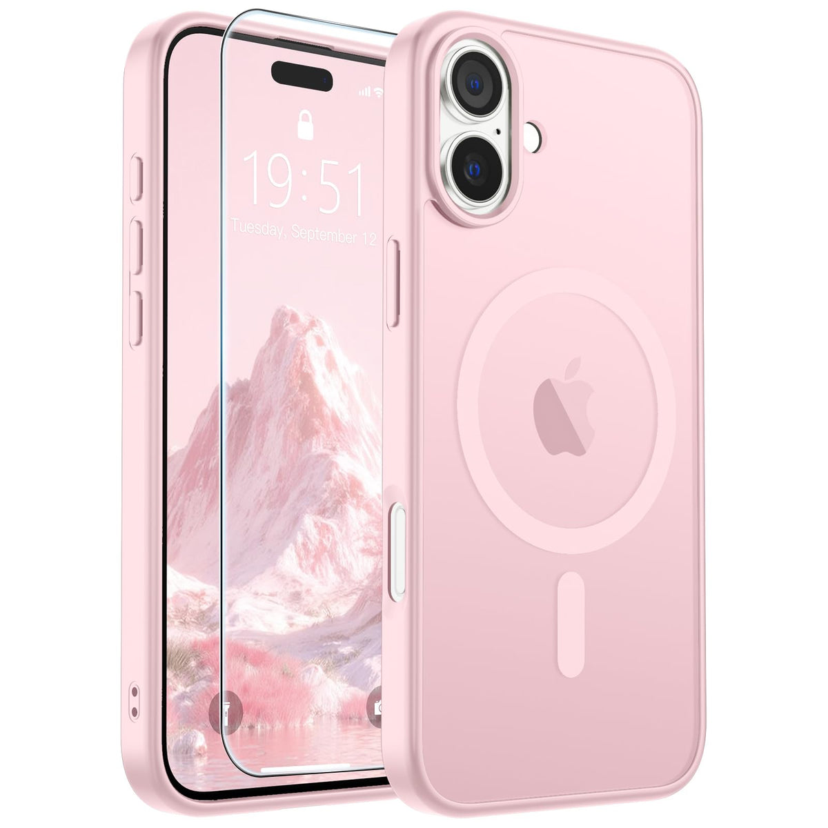 SUPFINE Magnetic for iPhone 13 Case/iPhone 14 Case Black