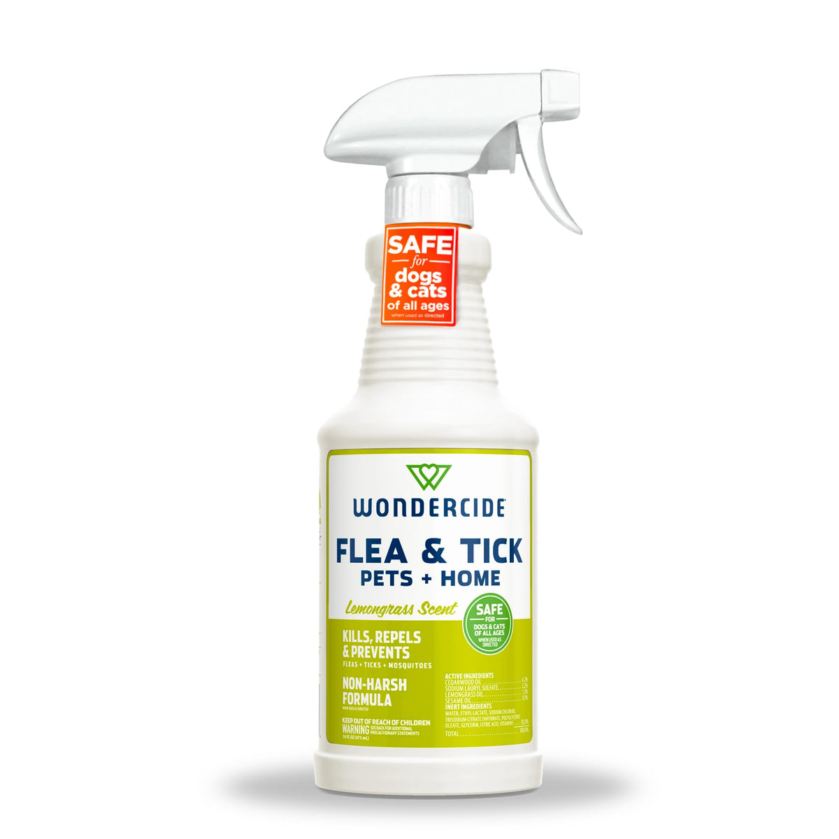 Wondercide Flea Tick & Mosquito Spray for Pets & Home - Rosemary 16 fl oz