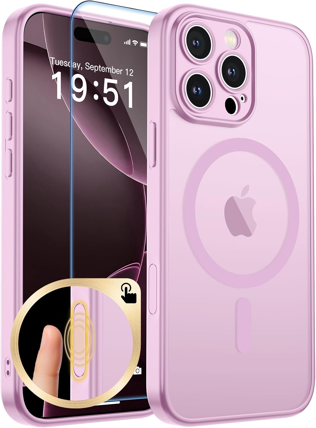 zapica Magnetic for iPhone Air Case, Dark Blue
