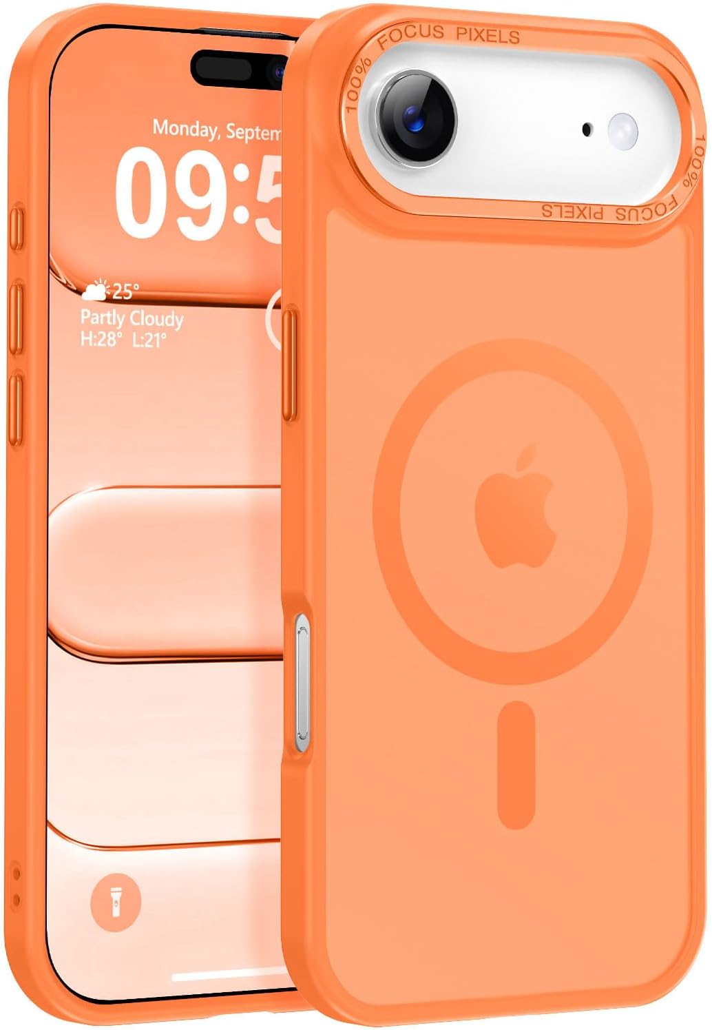 Newfuture Magnetic for iPhone Air Case Matte Shockproof, Light Blue