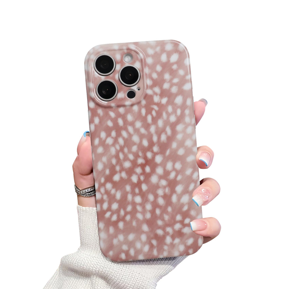 Cute Phone Case for iPhone 16 Case Fawn Deer Print