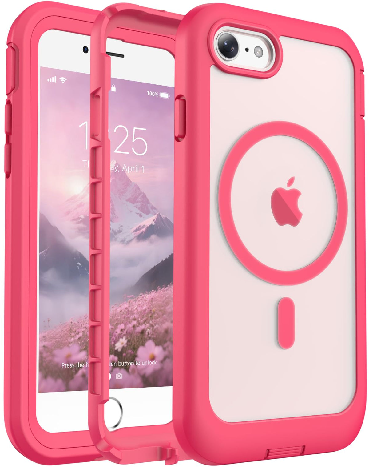jaroco Magnetic for iPhone 15 Case Heavy Duty Protection Black