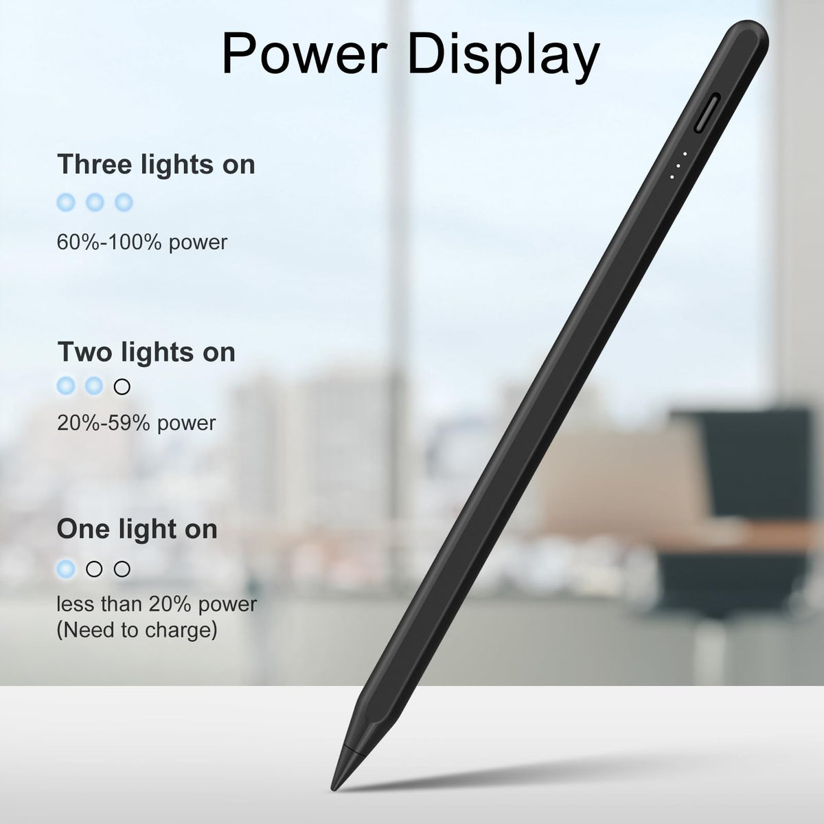 DIGIROOT iPad Pencil for 2018-2026, Plam Rejection Stylus Pen for iPad