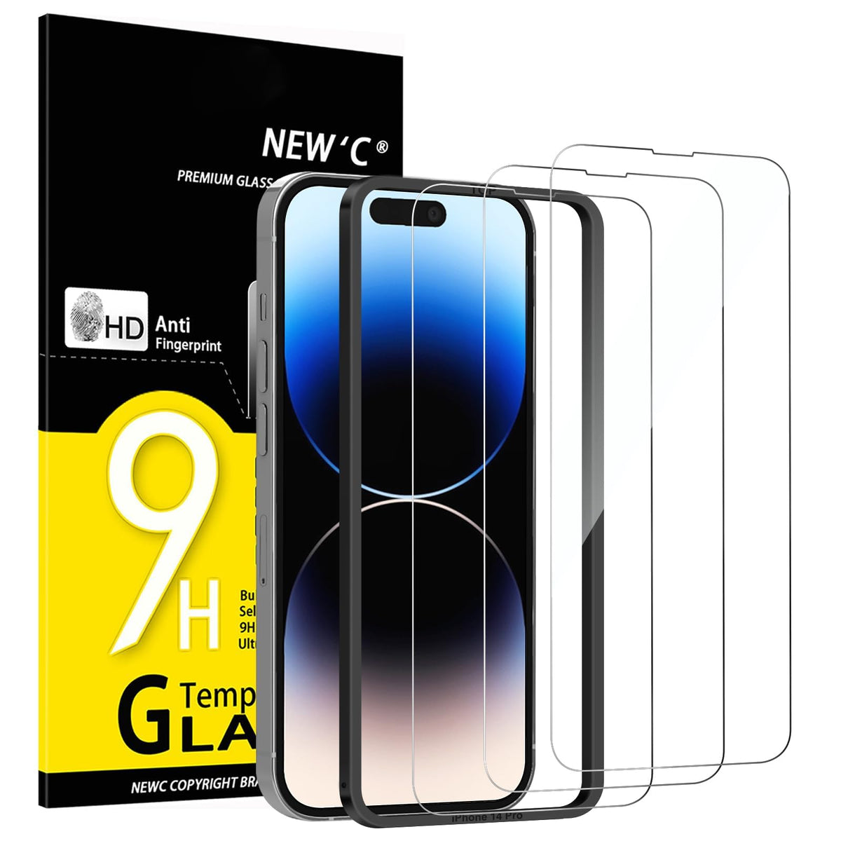 NEW'C for iPhone 17 Pro Max, iPhone 16 Pro Max Screen Protector HD Clear