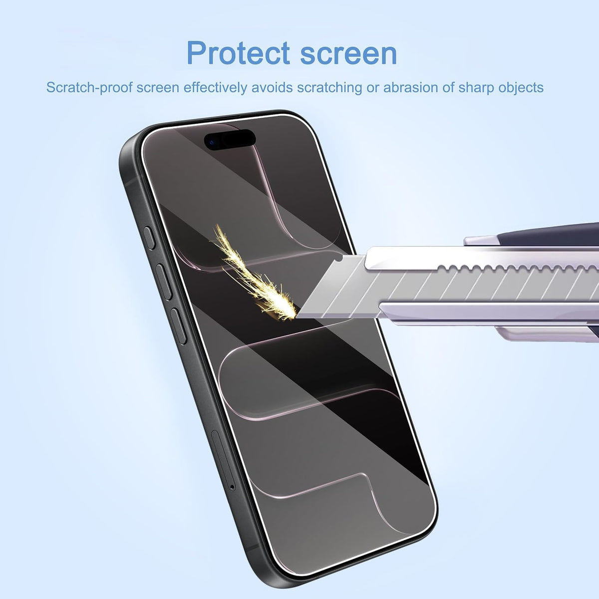 Ailun 3 Pack Screen Protector for iPhone 16 / iPhone 15 / iPhone 15 Pro